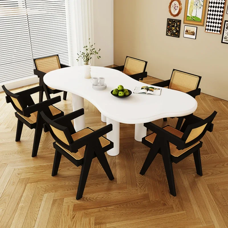 

Modern Kitchen Table Dining Kids Wooden Chairs Mesa Industrial Individual Mid-century Island Mesa Comedor Breakfast Furniture