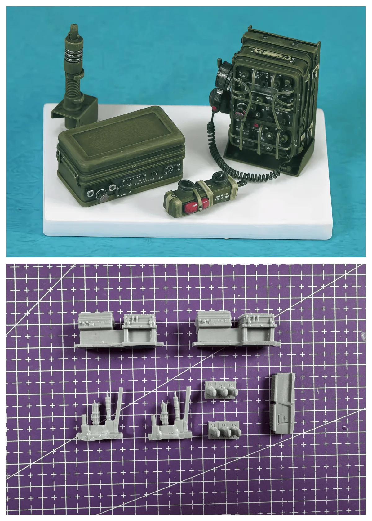

Комплект для сборки модели из литья смолы 1:35, детали для модификации оборудования беспроводной связи GK, BC1306, неокрашенные