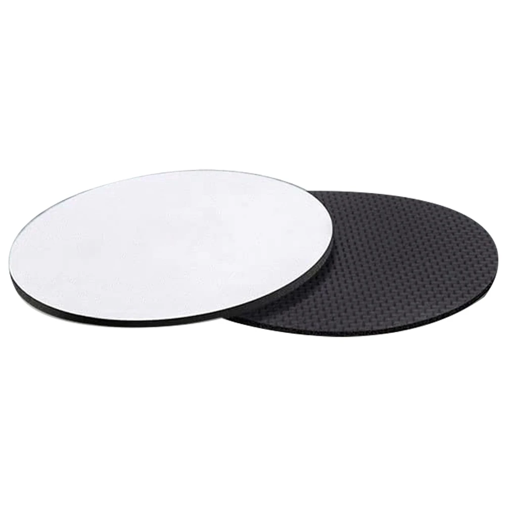 35Pcs Round Sublimation Blank Coasters Sublimation Blank Cup Mat Sublimation Heat Transfer Coaster Heat Press HOT