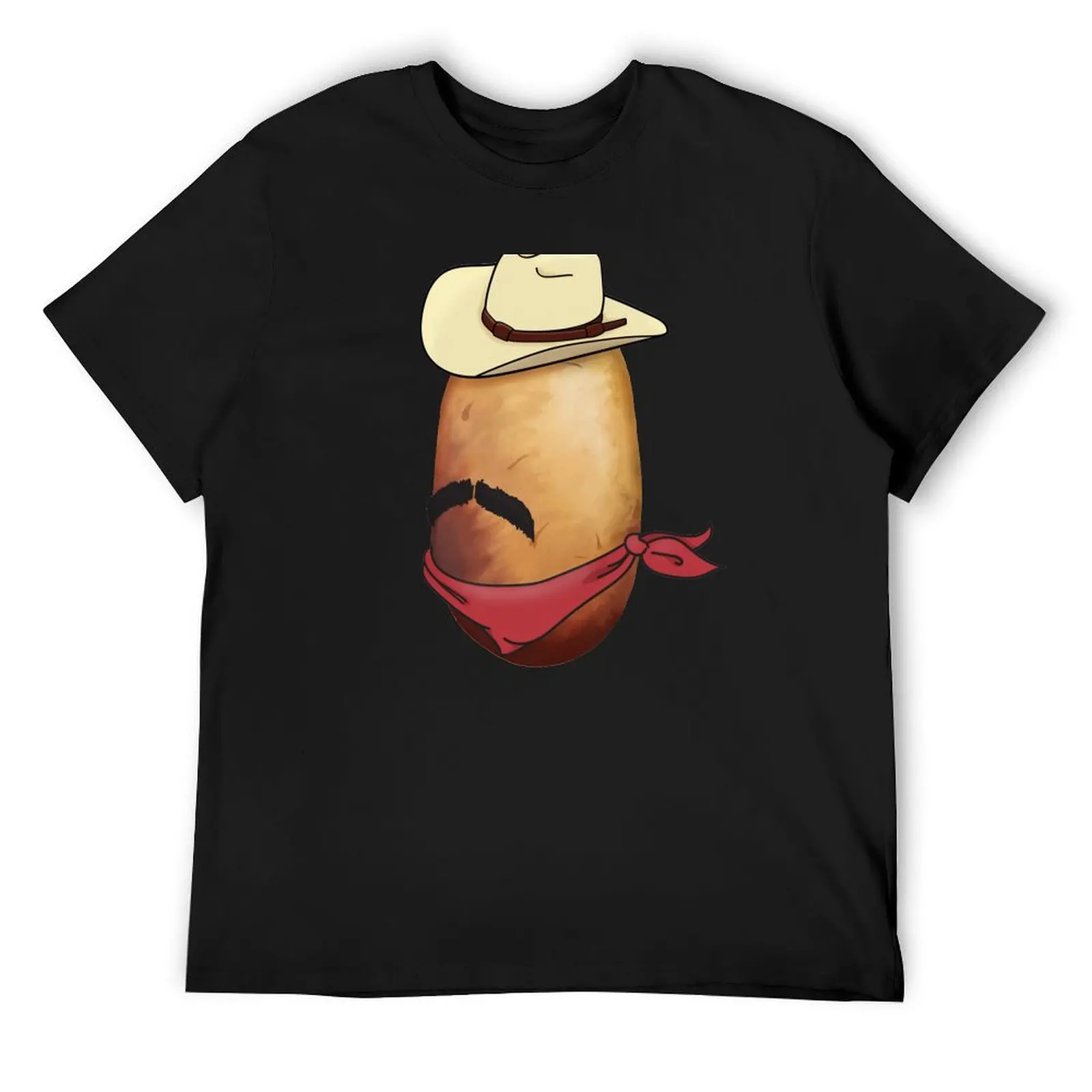 

Cowboy Potato T-Shirt graphic t shirts hippie clothes korean fashion kawaii clothes mens white t shirts
