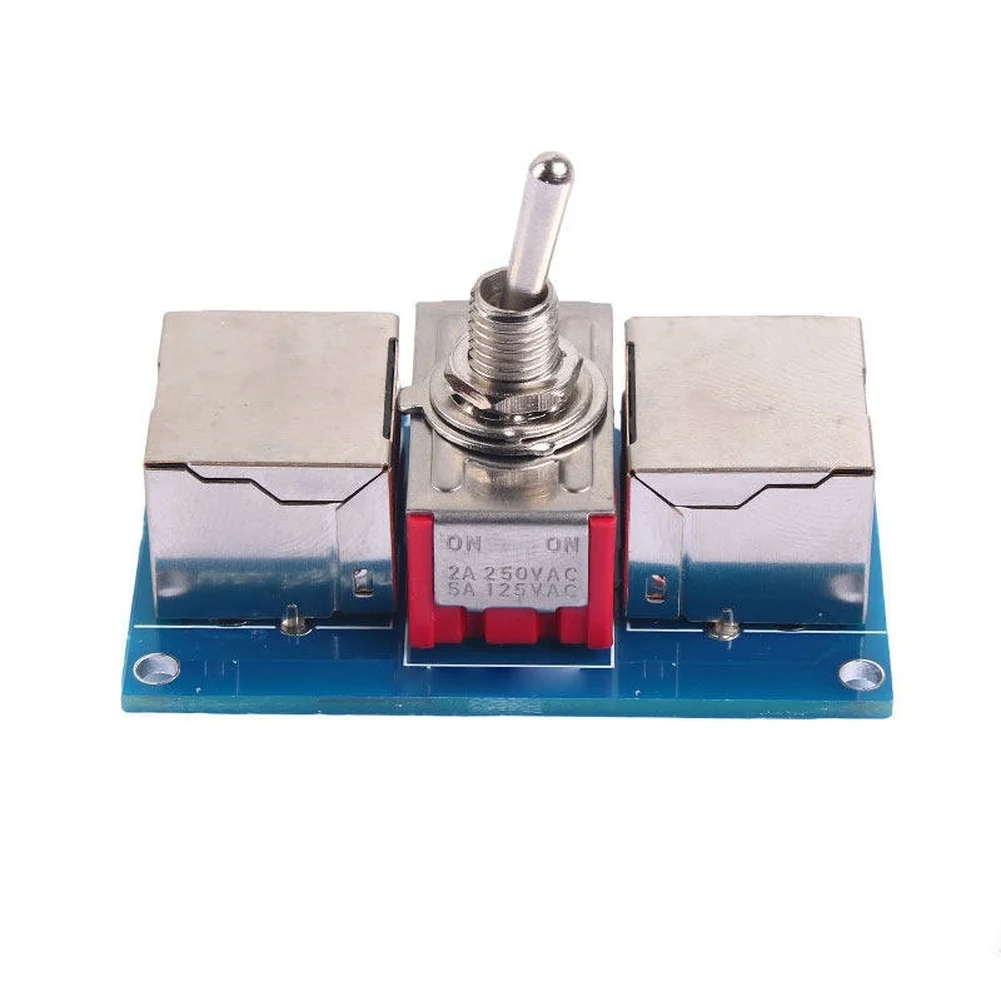 Network Cable Switch Manual Twisted Pair Control For Router And Server Connection ABS Compact Office Home Testing Tool
