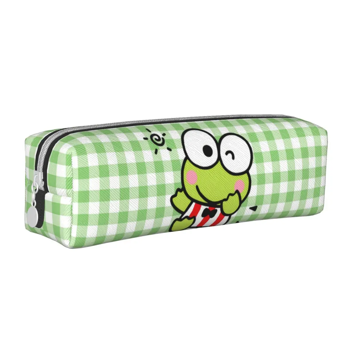 

Cartoon Keroppi Frog Pencil Case Creative Pen Holder Bag Girl Boy Big Capacity School Supplies Gift Pencilcases
