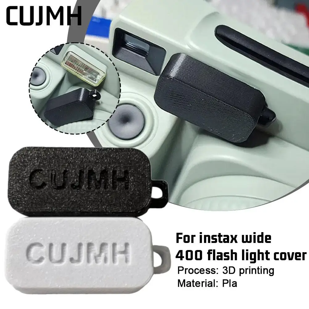 3D Printing Flash Light Protective Cover For Fuji Instax Wide 400 Accurate Scratch-proof Retro Classic Camera Accessories R4T7