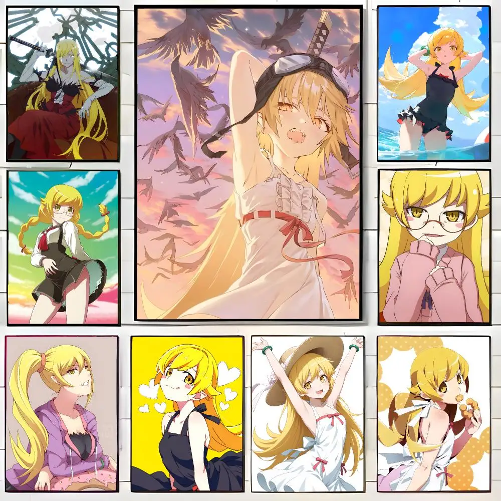 Philosophical Supernatural Anime M-Monogatari Series Poster Wall Art Print Decorative Mural Home Decor Gift Unframed