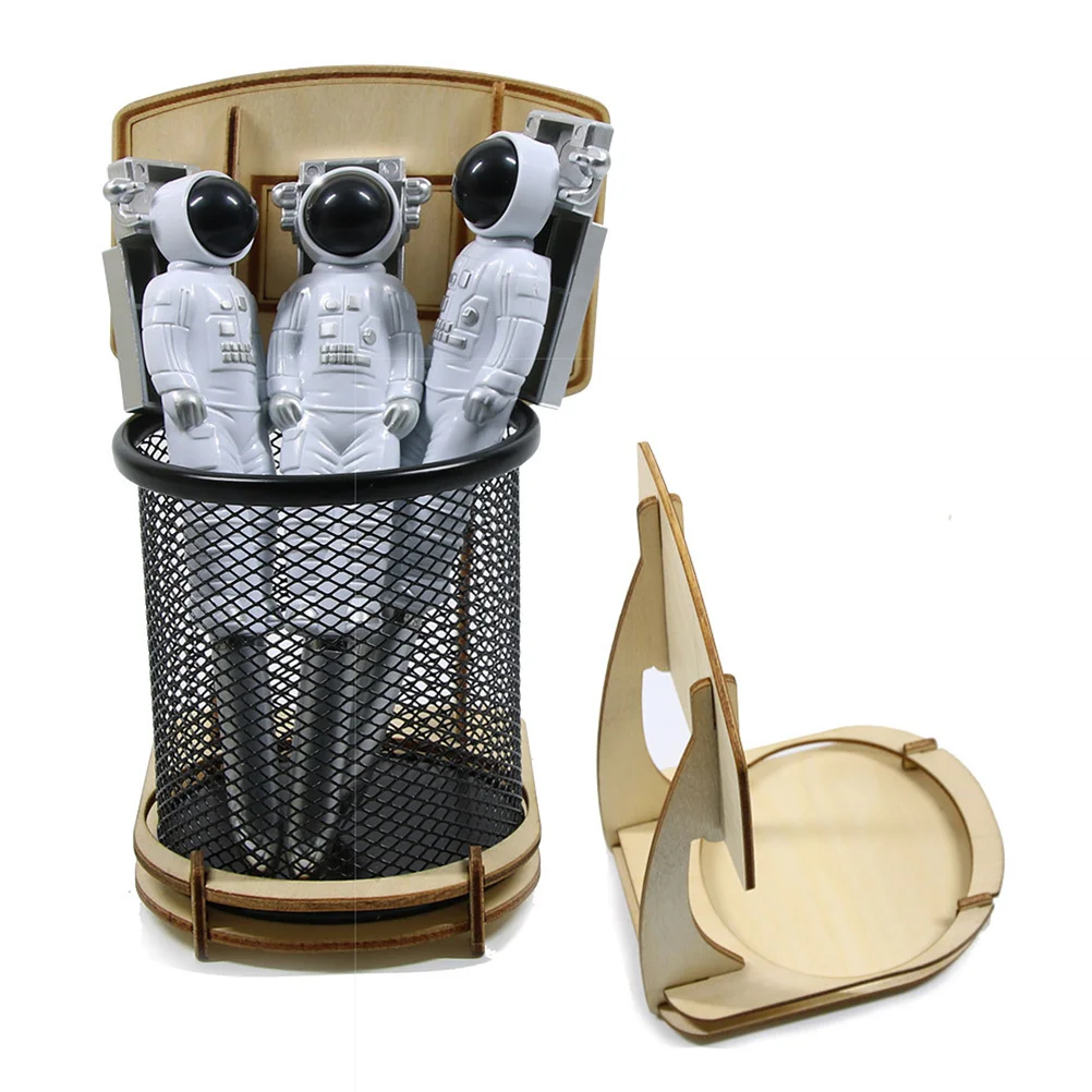 

1Pcs Basketball Stand Pen Holder Wooden Pencil Holder Desk Organizer DIY Storage Container Pencil Organizer Pen Storage Case