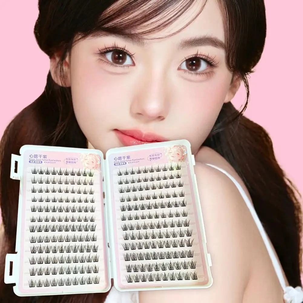 Diy kit de extensão de cílios individuais kit de extensão de cílios maquiagem cluster falso auto cílios kit adesivo cílios duradouro lon k8h3
