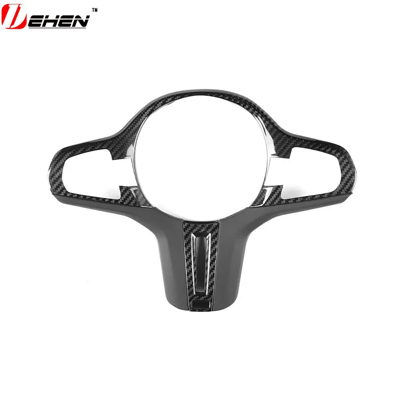 Genuinie Carbon Fiber Car Steering Wheel Kits For ID6 M5 F90 X3M F97 X4M F98 G30 G31 G38 G11 X3 X4 G02 Interior Trim