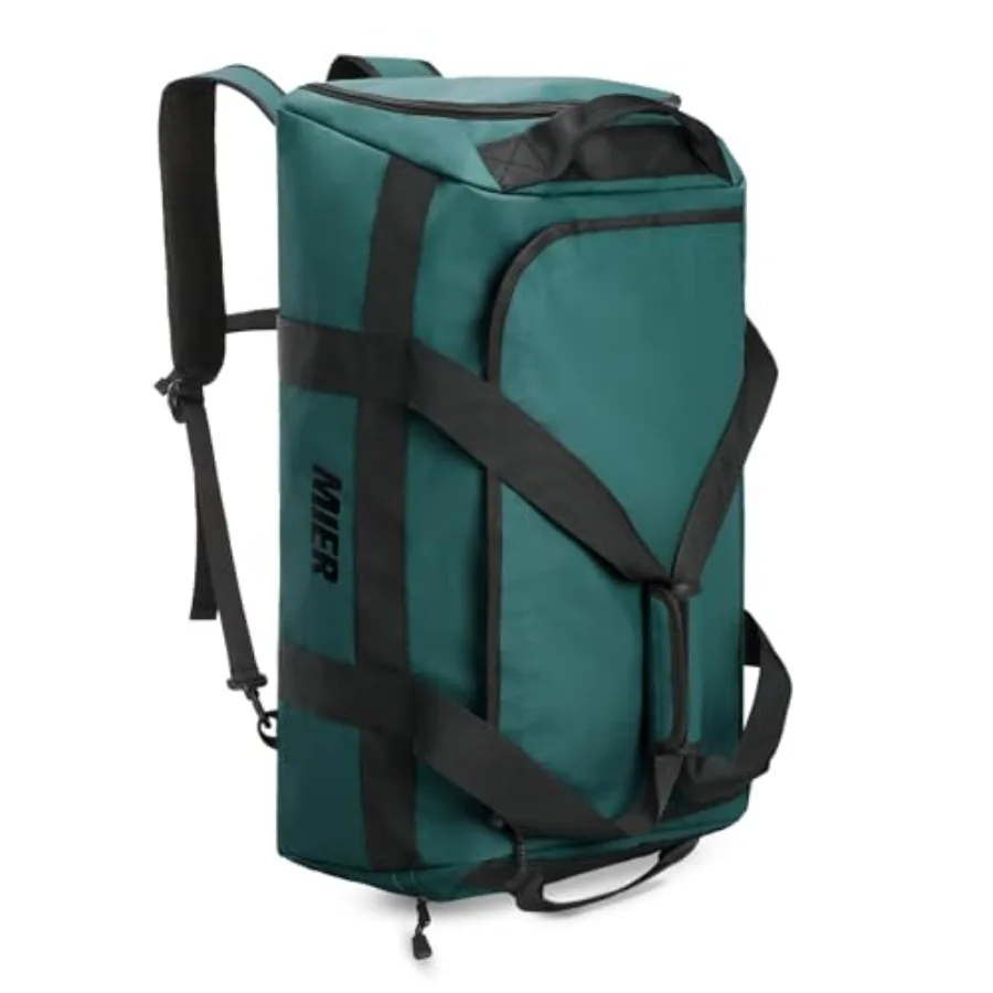 

Gym Bag for Men Large Duffel Backpack with Shoe Compartment 60L Convertible Duffle Bags Weekender Overnight Bag for Gym Sports