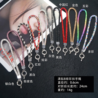 Universal Phone Short Bracelet Lanyard For Iphone Samsung Huawei Xiaomi IPHON Leisure Bracelet Rope Hanging Cord Luxury Lanyard