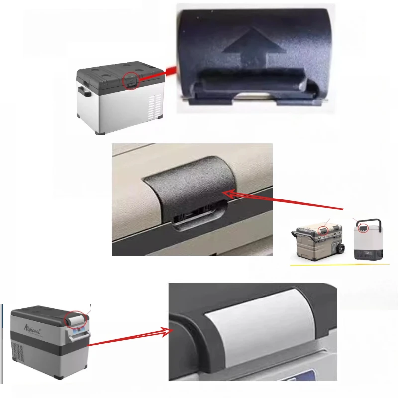 100% new Compatible with Alpicool Refrigerator Door Clasp Set C25/C30/C40/C50/C75/TA/CF/P8 Series Locking Buckle Cover Clip​