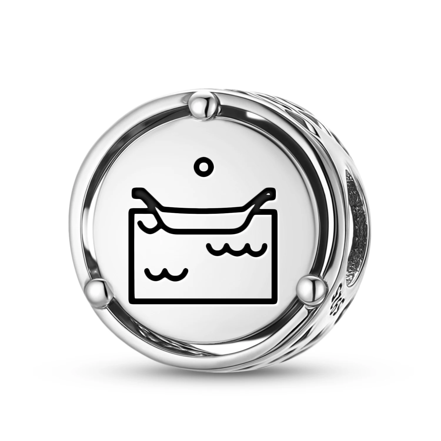 

925 Sterling Silver Easter Island Rapa Nui Rapa Nui canoe Charm Fit Original Bracelet Diy Jewelry Accessories Family Bead
