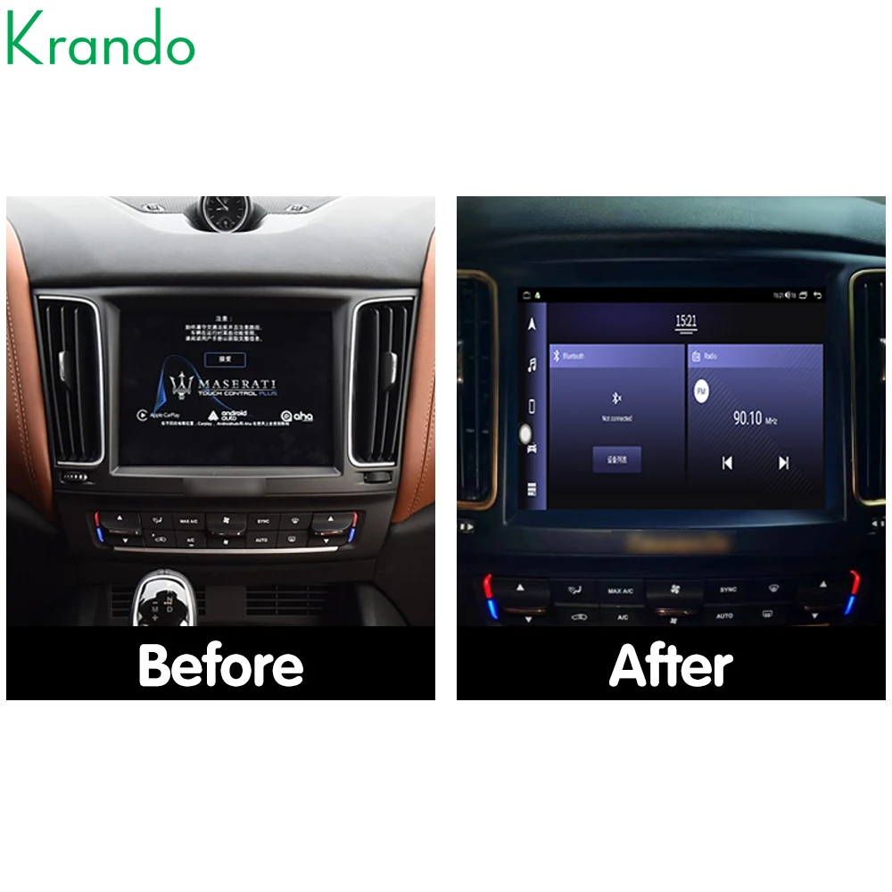 Krando 8.4'' Android Head Unit for Maserati Levante 2016 - 2020 Car Radio Wireless Carplay Multimedia Navigation GPS