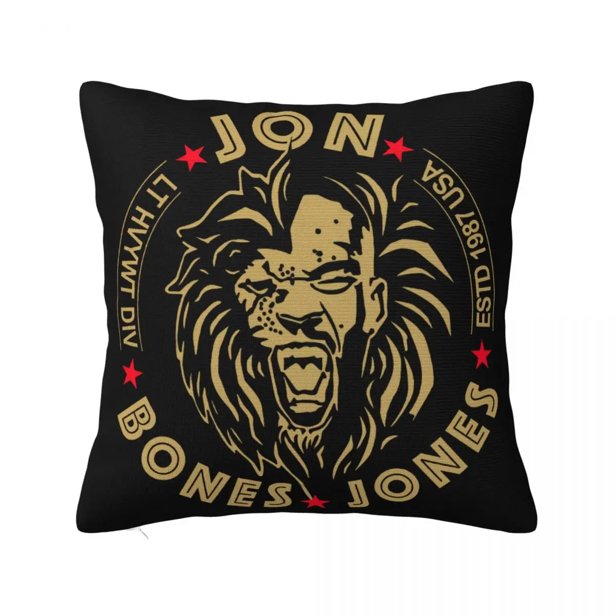 Jon Bones Jones Regular Size S 5Xl Funny Black Vintage Gift Men Women Dj Man Pillow Case