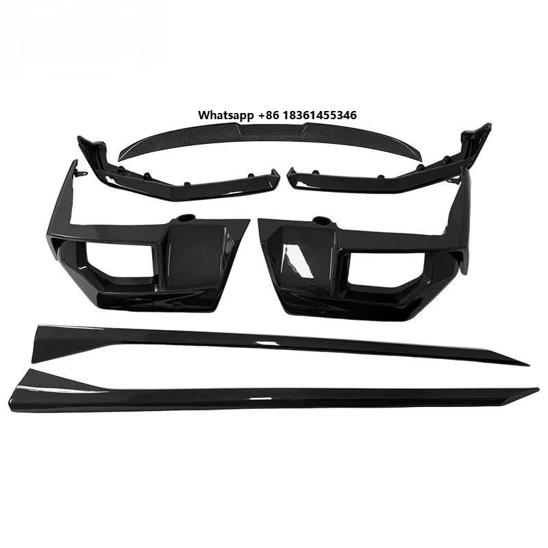 

For M5 G90 MP Style Body Kits High Quality Fast Delivery Dry Carbon Fiber Front Lip Side Skirt RDurable Premium Car Accessories