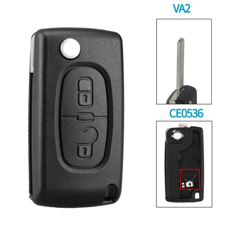 KEYYOU, Набор Из 10 Выдвижных Корпусов Для Автомобильных Ключей С Дистанционным Управлением Для Peugeot 207, 307, 308, 407, 607