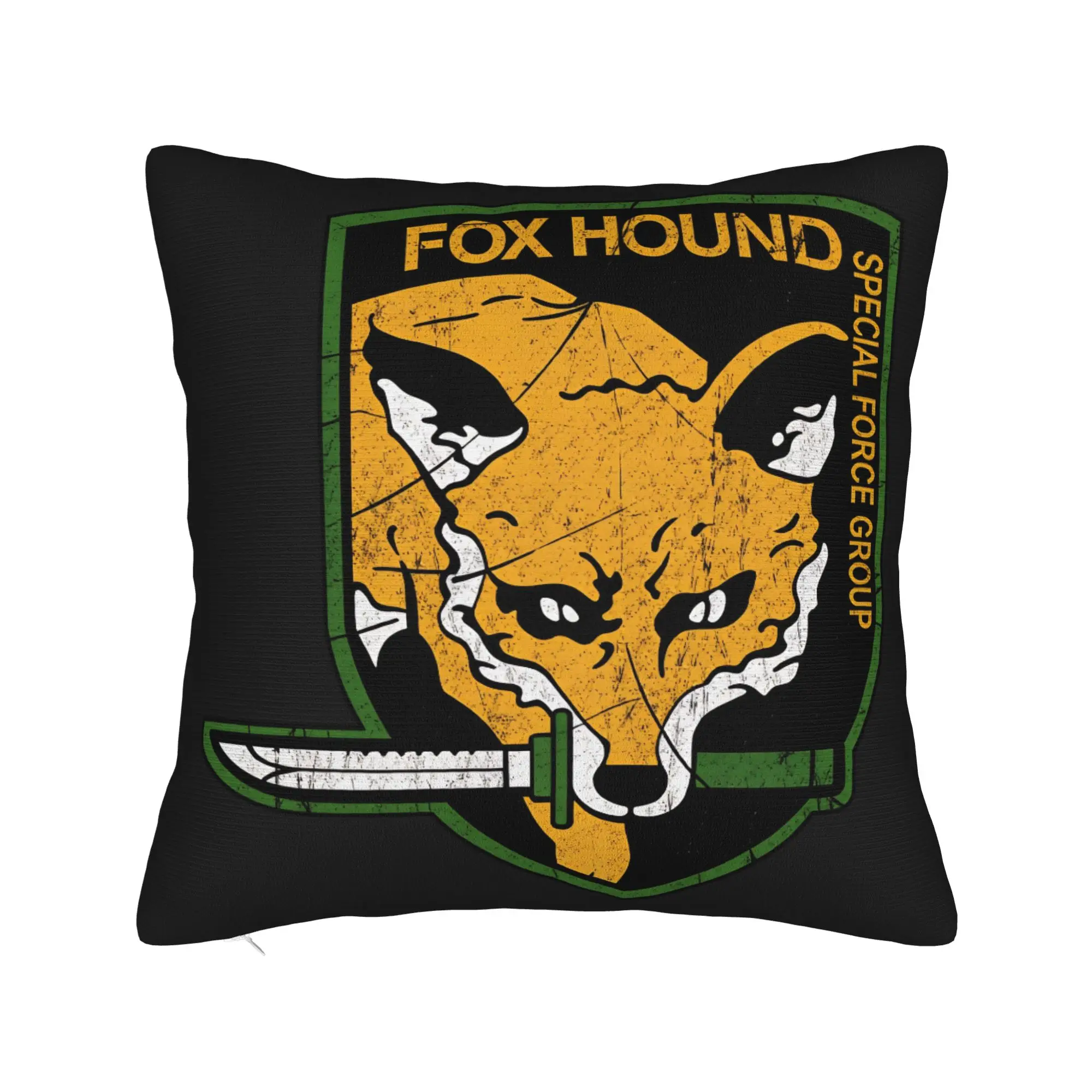 MGS Fox Hound Pillow Case  Comfy Pillow Cover For Living Room Bed Chair Novelty Pillowcases