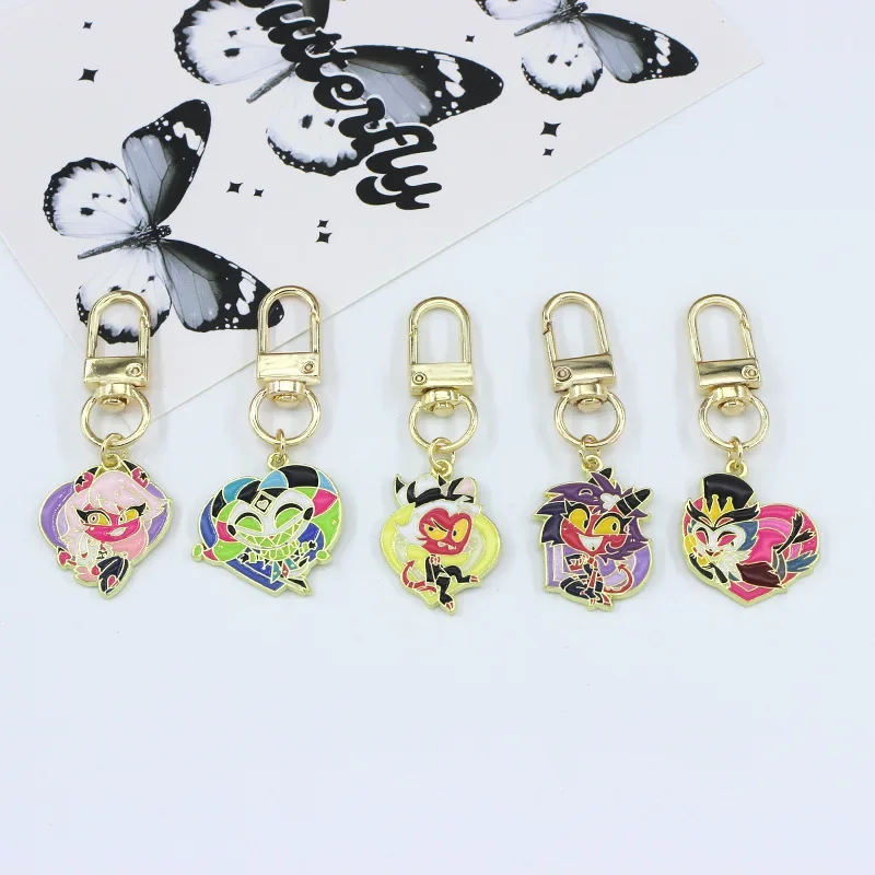 Striker Stolas Stella Slanie Popular Anime Peripheral Zinc Alloy Keychain School Bag Pendant Kawaii  Comic Exhibition Gifts