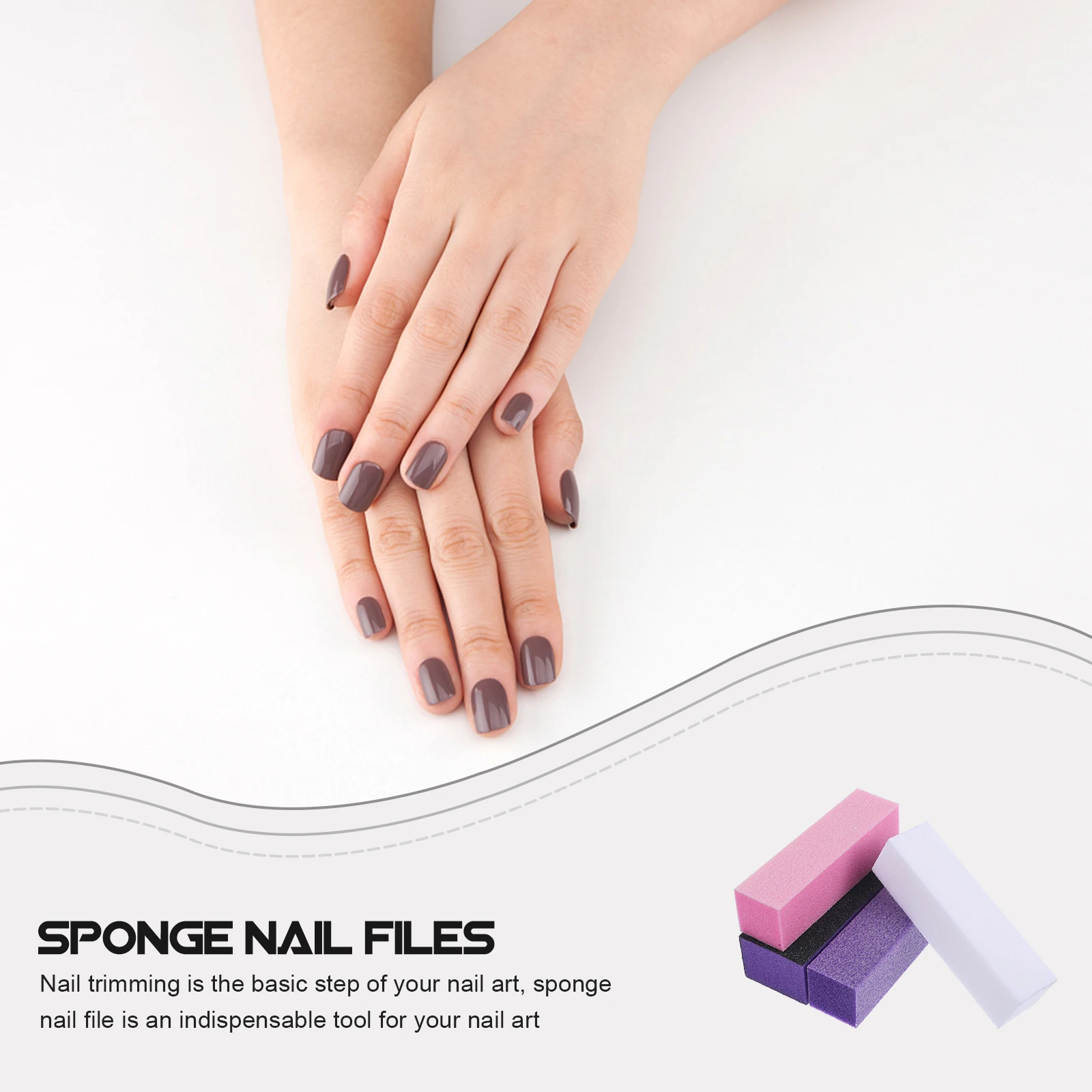 

20pcs Files Sponge Blocks S Tools Buffers Strips for Manicure Salon Use Friendly Shaping Nail Nail Shaping File Tool Art