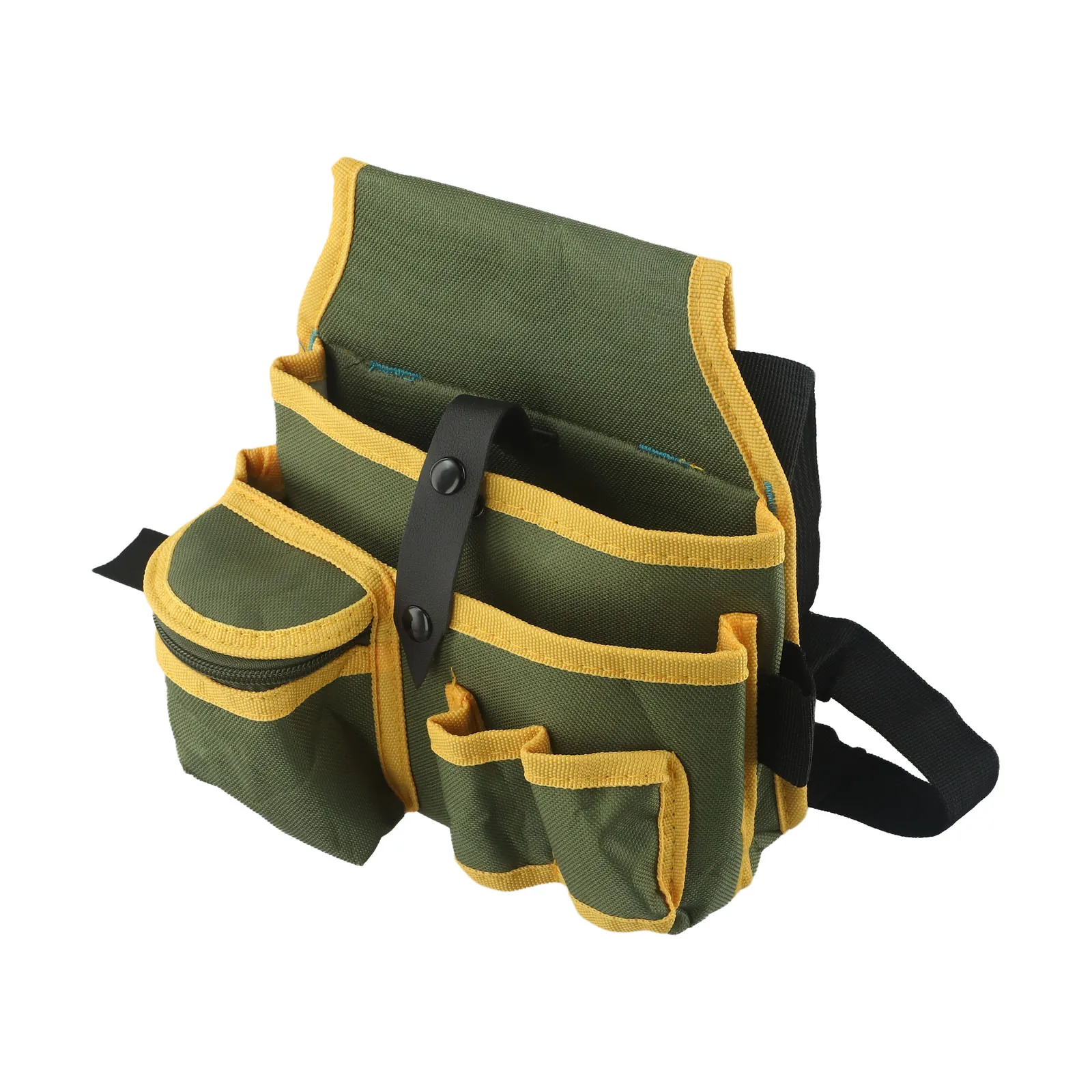 Canvas Hardware Tool Oganizer Bag Waist Tool Bag Sturdy Tool Waist Bag with Double Layer Oxford Cloth Material