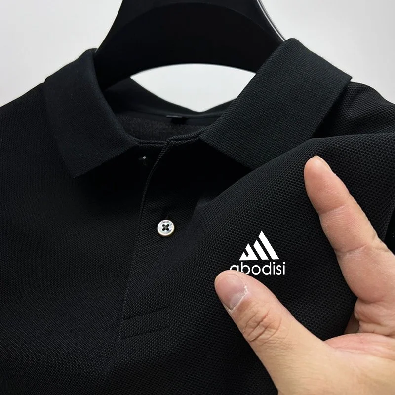 

Summer Men's PoloT Shirt High Quality Golf Polos Classic Sports Breathable Short sleeved Top Brand Men's
