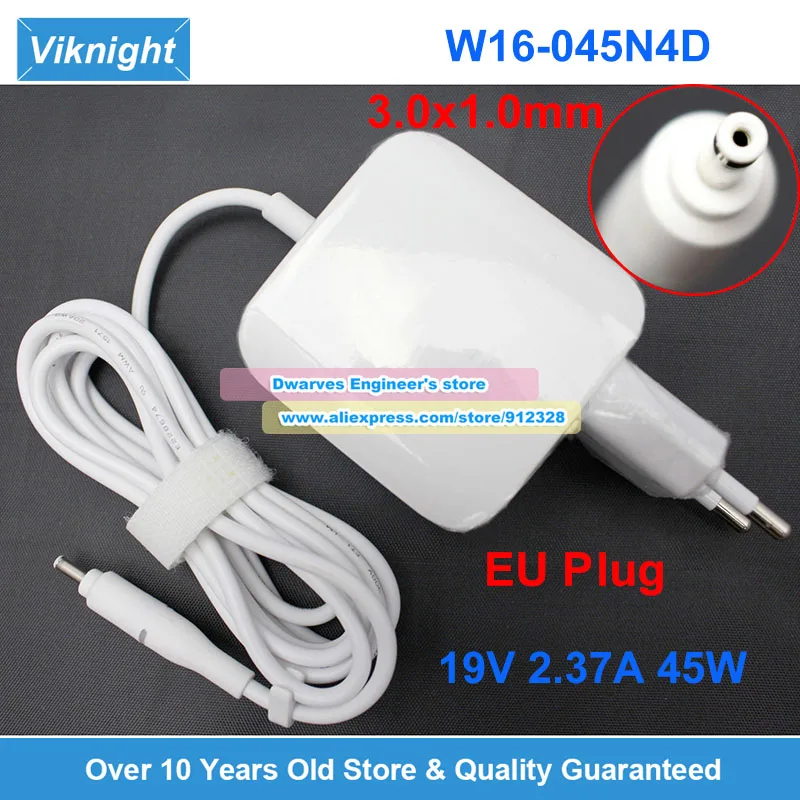 EU Plug W16-045N4D 19V 2.37A AC Adapter W16-045N4A Charger for 900X4D 930QAA 900X3N NP900X3N METAL 9 900X5L NP900X3L W045R060L