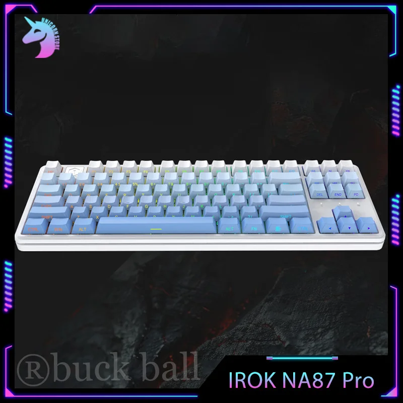 

Irok Na87 Pro Magnetic Switch Keyboard 8K Low Delay Quick Trigger Gaming Keyboard RGB Hot Swap Ergonomics Pc Gamer Varolant