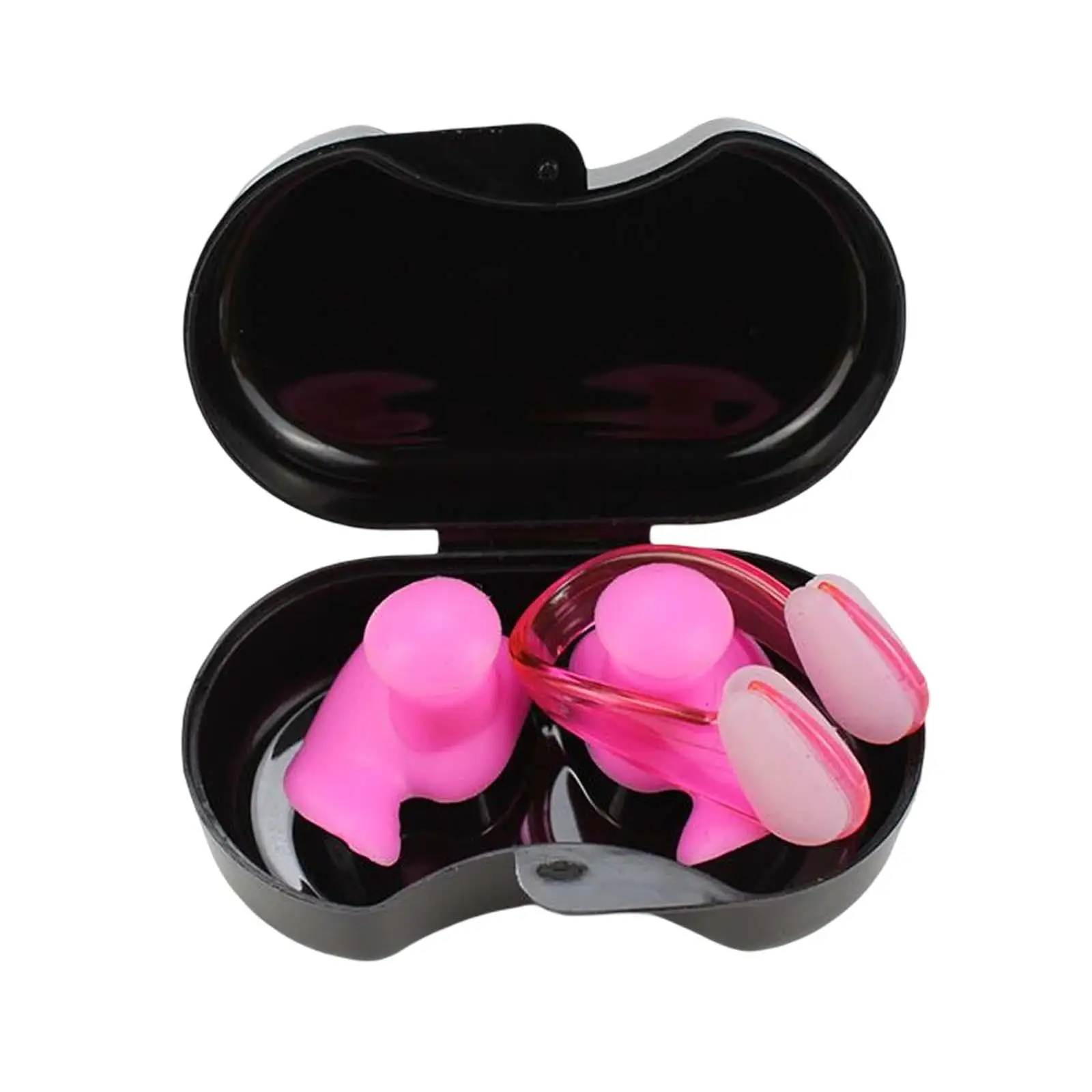 

Adult Kids Swimming Ear Plug Nose Clip Set Comfortable Silicone Ear Nose Protector for Pool Bath Surf