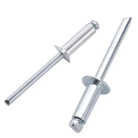 500pcs aluminum iron open flat round head core pulling rivet set GB12618 core pulling pull nail M2M3-M6 boxed