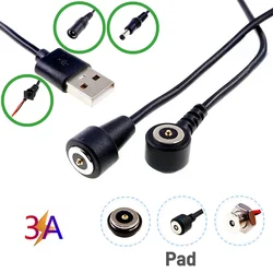 1 Set Round 8.5MM Diameter Magnetic Pogo Pin Connector Male Female 1 Pole Waterproof IPX7 Pogopin Board to Wire Power Charge 3A