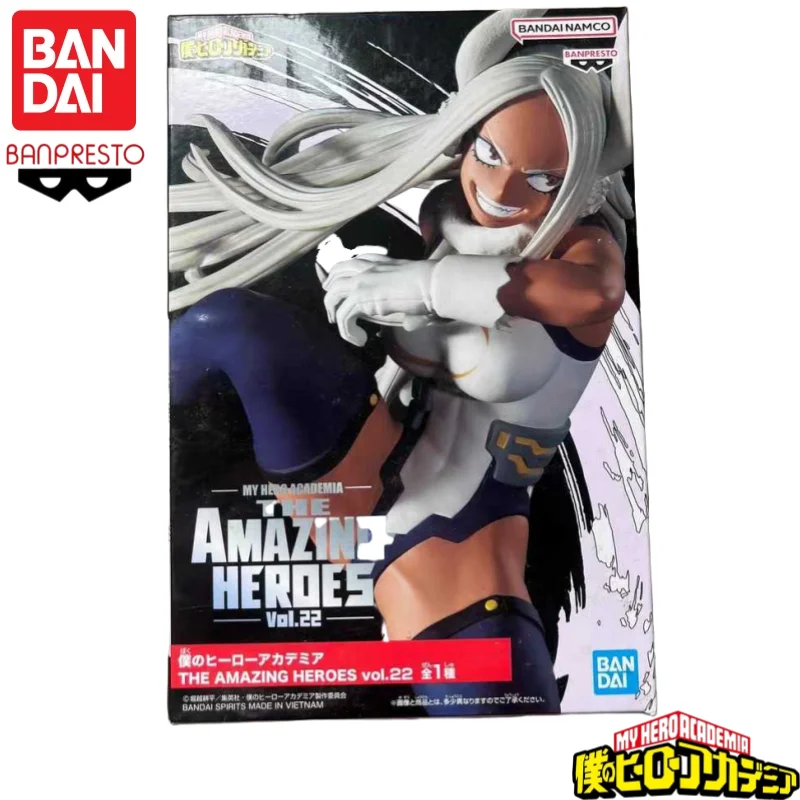 Op voorraad originele Bandai Banpresto My Hero Academia Age of Heroes Mirko Anime karakters Model speelgoed verjaardagscadeau garage