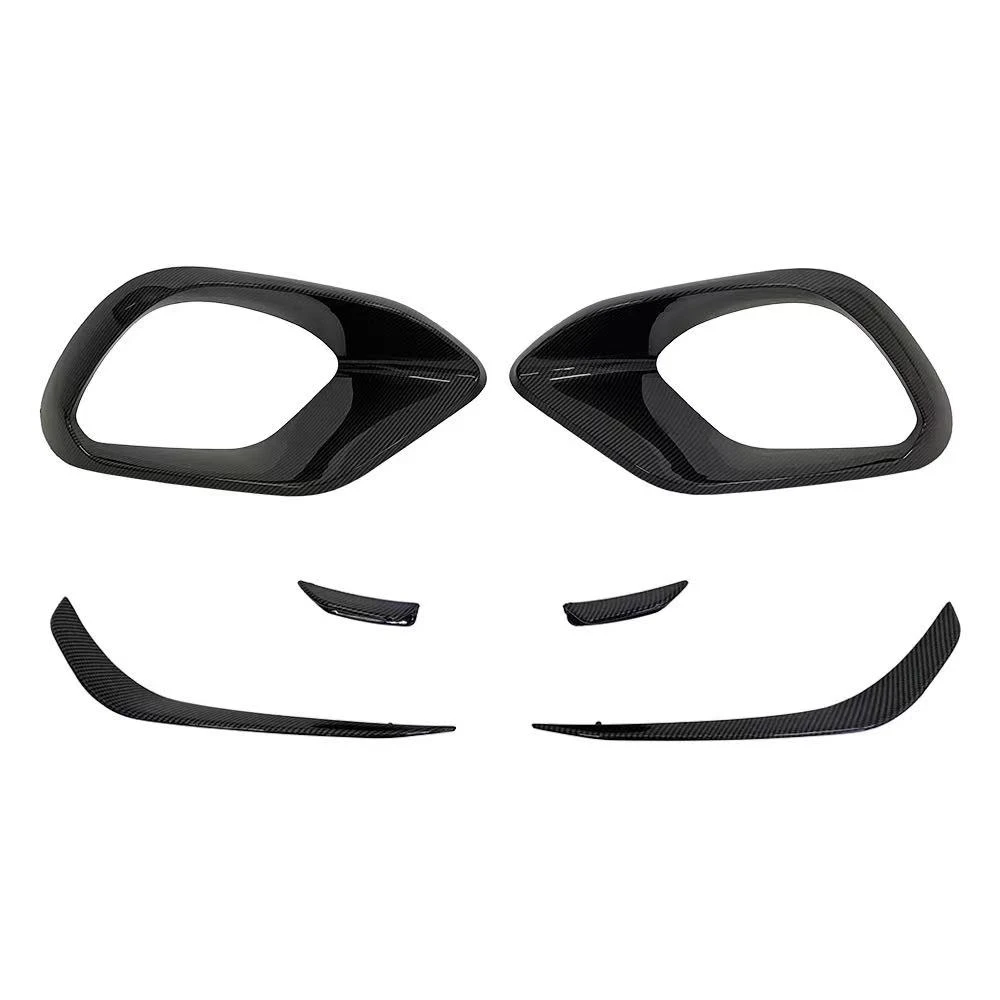 ​Front Side Hood Fog Lamp Light Spoiler Splitter Frame Trim For Mercedes Benz CLA45 AMG W118 C118 2019-2023
