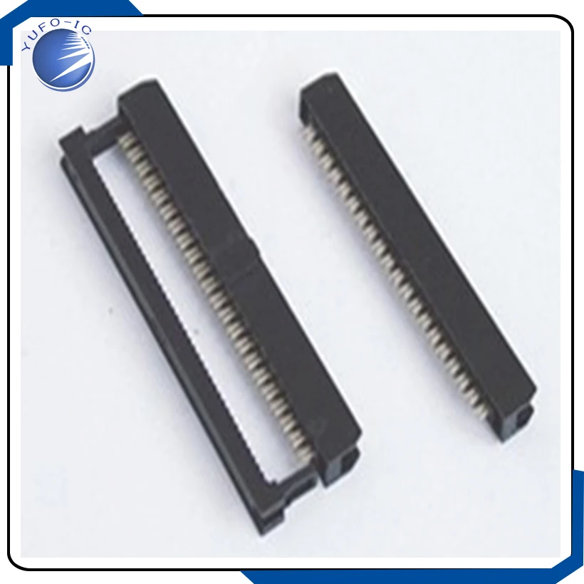 5pcs/lot 40PIN 2.0MM FC-40P  cable wire  spacing head horn plug ISP JTAG plug connector IDC Socket