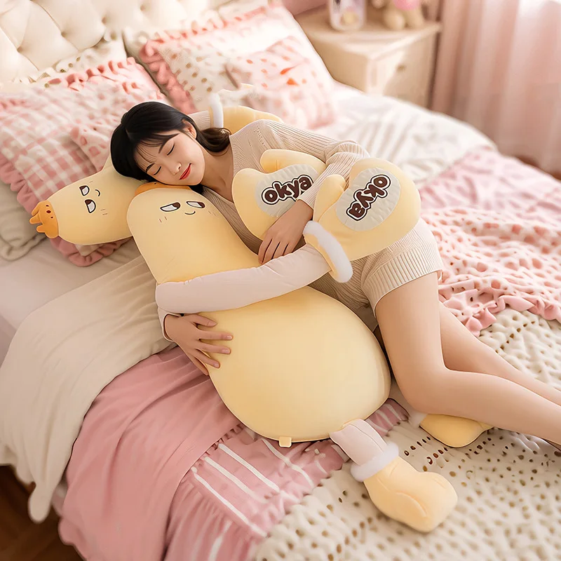 OKYA Mango King Plush Pillow Soft Squishy Hugging Doll Soothing Stuffed Toy Birthday Gift For Girlfriend