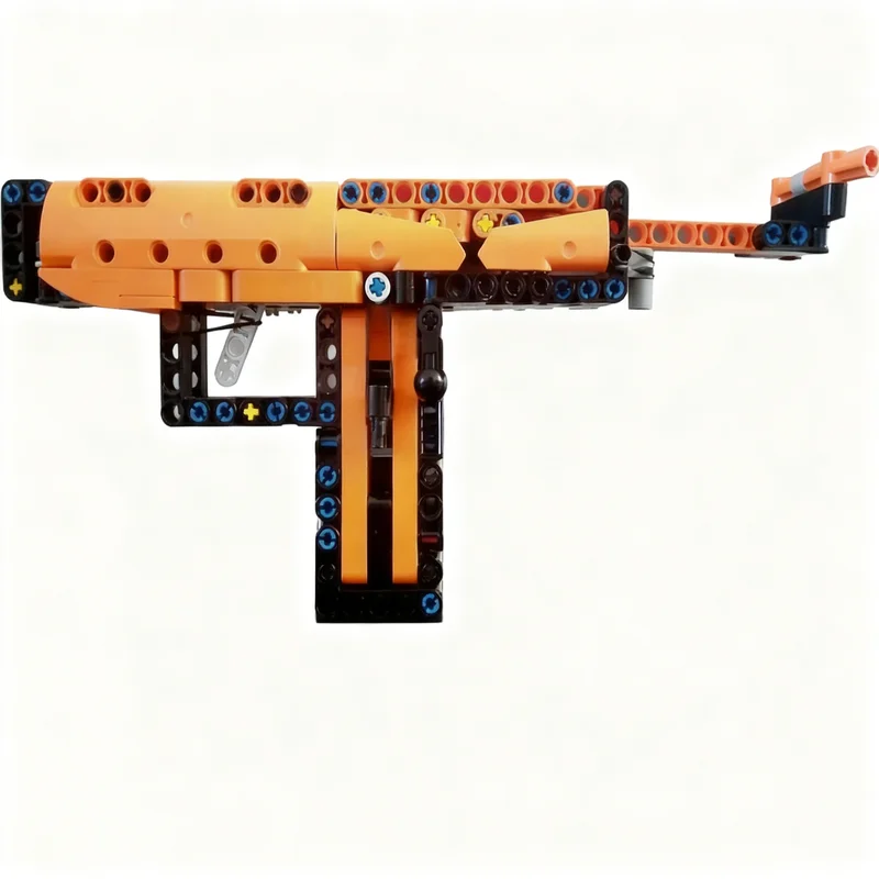 268pcs MOC Working UZI Gun Model Building Blocks Architecture Toy Christmas Gift Idea Kids Education Assemble Birthday Creative