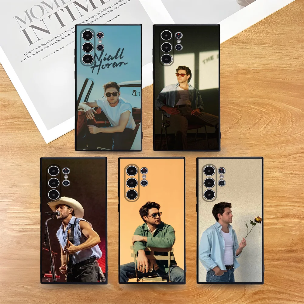 Niall Horan 전화 케이스 삼성 갤럭시 전용 미끄럼 방지 전체 커버 케이스 이미지