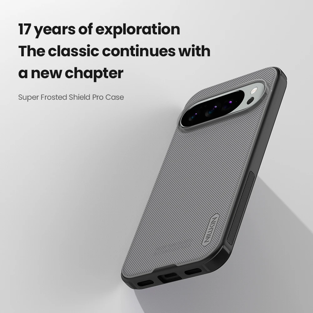 Nillkin for Google Pixel 10 Pro XL/10 Pro/10/9 Pro XL/9 Pro/9 5G Case soft frame Cases Camera Protection 360 full matte funda