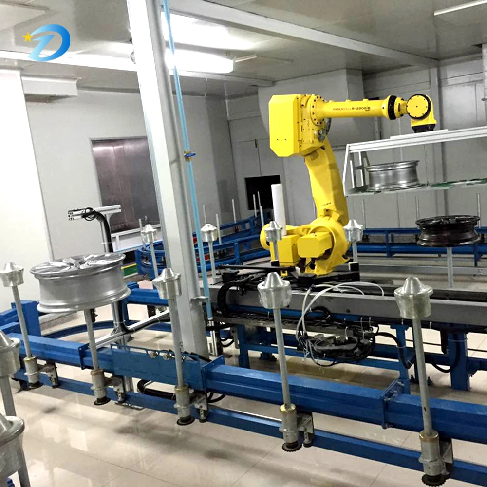 Linea di produzione automatica del rivestimento della linea di spruzzatura della vernice Linea di produzione della polvere spray Prodotto