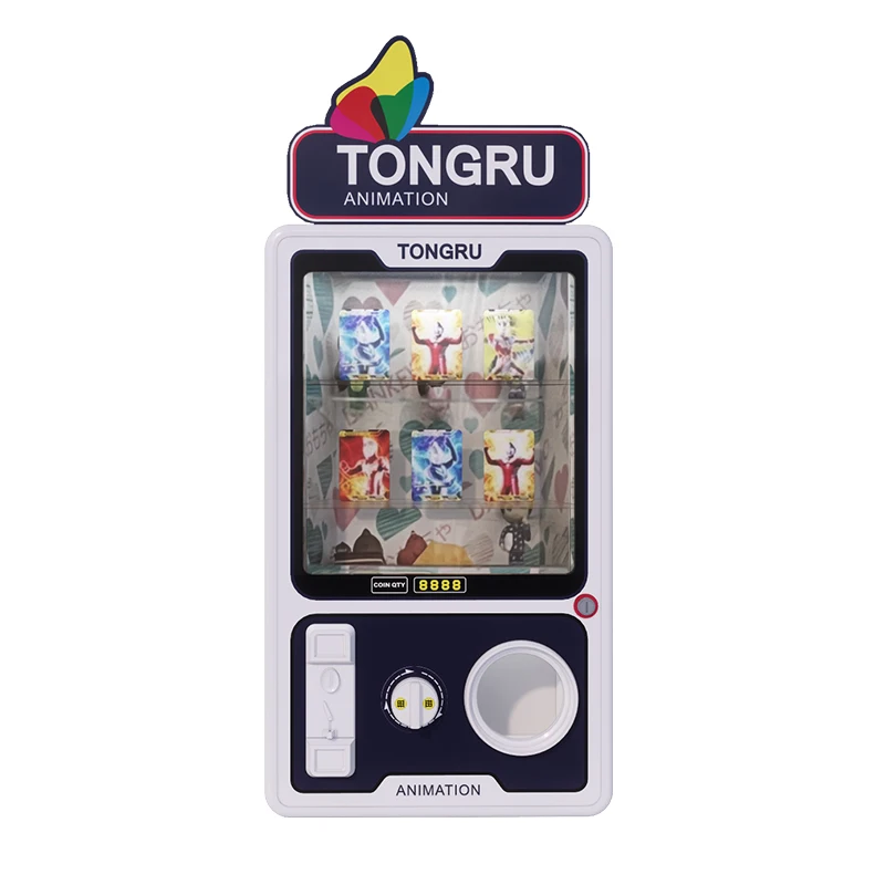 Card Twisting Machines Kid Custom Snack Candy Mini Usa Gashapon Gacha Capsule Toy Small Vending Machine