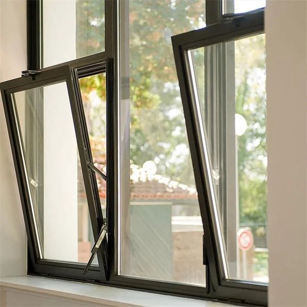 

AS2047 TOMA aluminumtilt and turn windows with built in blinds outward tilt and turn concealed hinge tilt and turn