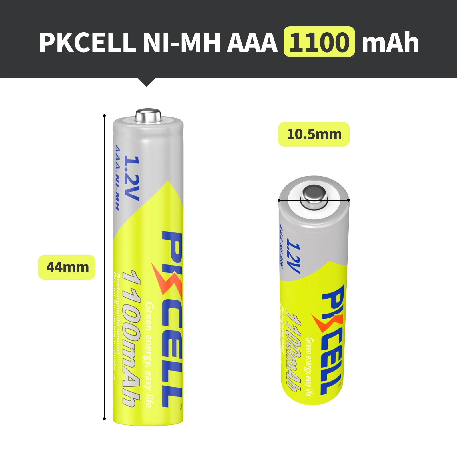 4-20PC AAA 1100mAh Battery 1.2V  Ni-MH 3A AAA Rechargeable Batteries  and Battery Case box for  remote toys flashlight