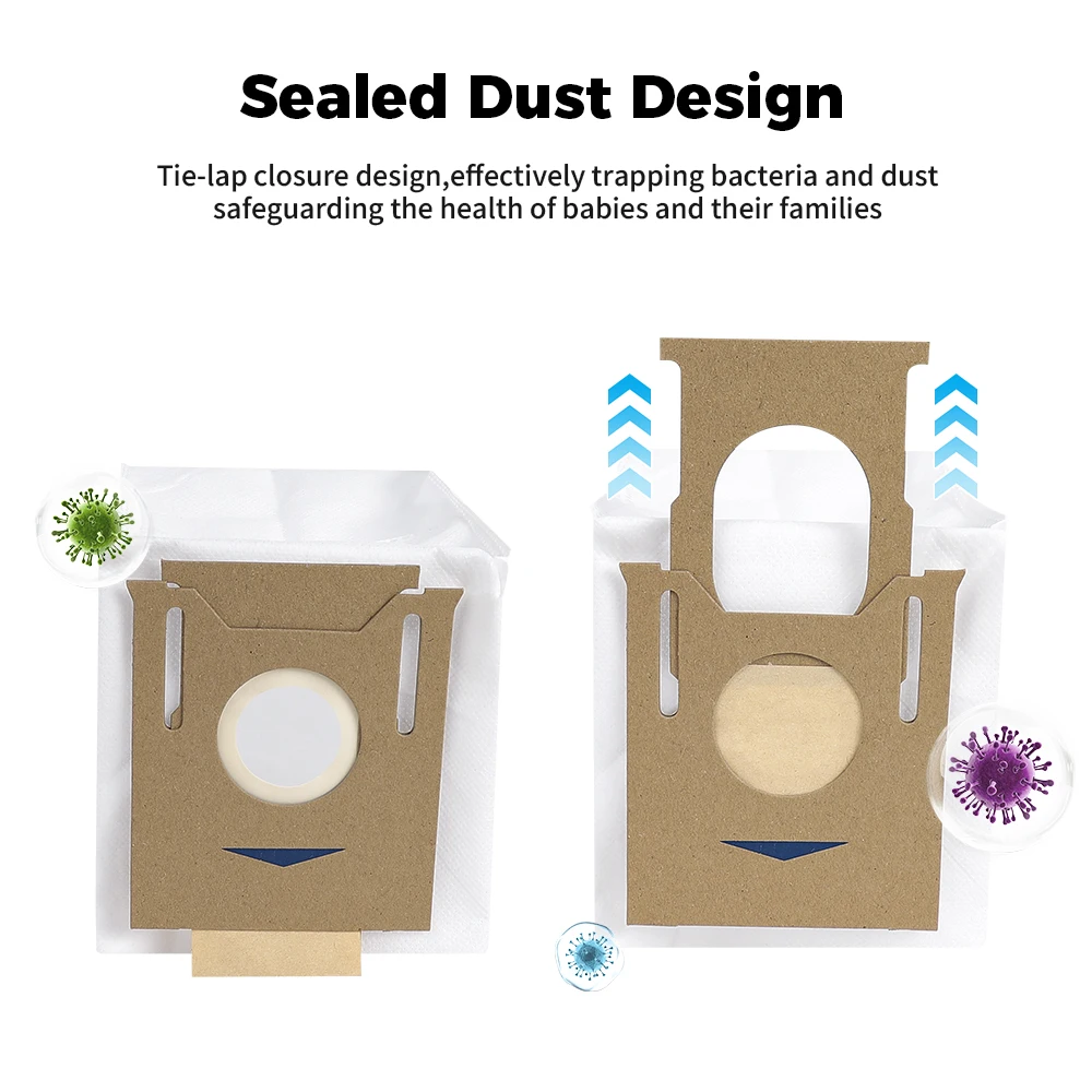 Cepillo principal/cepillo lateral/bolsa de polvo/filtro Hepa/caja de polvo para ECOVACS Deebot T8 T8 + T8 AIVI T9 T9 + N8/N8 Pro Accesorios