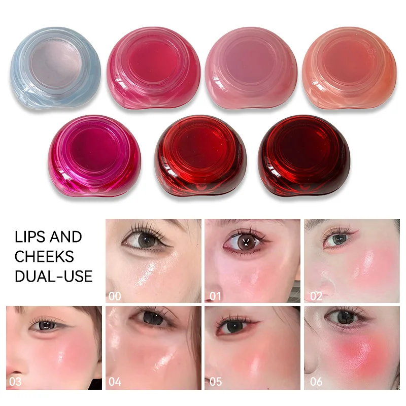 Gege Bear Hydrating Jelly Lip & Cheek Tint - ริมฝีปากอวบอิ่มเกาหลี โกลว์กลาส ง่ายสําหรับผู้เริ่มต้น สูตรใช้คู่