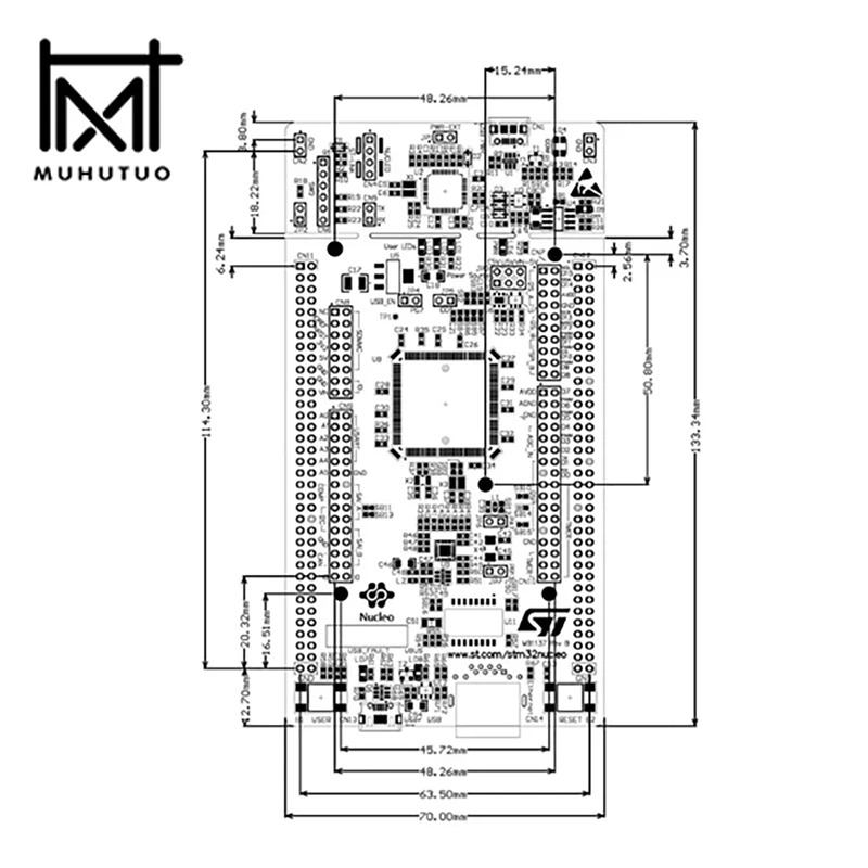 NUCLEO-F767ZI F767ZI Nucleo-144STM32 development board supports mbed compatibility with Arduino