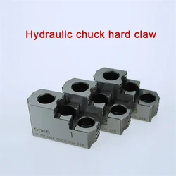 HJ-10 / HJ-12 Hydraulic Chuck 3-jaw Hard Claw 10-inch 12-inch Hydraulic Chuck Oil Pressure Chuck Jaw For Mechanical CNC Lathes