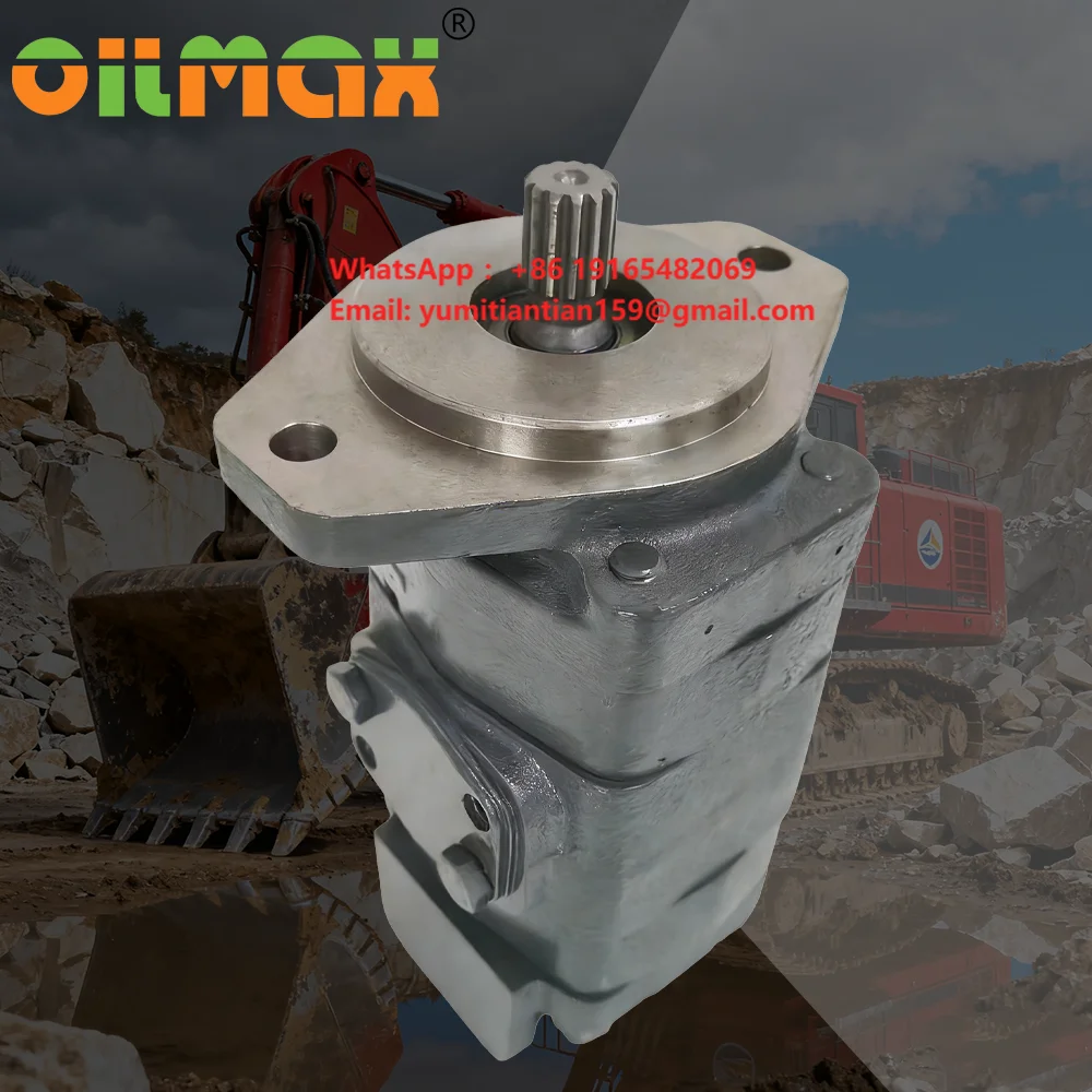 14525545 Cast Iron Hydraulic Gear Pump Professional Reliable Replacement Part for EC330B EC360B EC460B Excavator Machinery