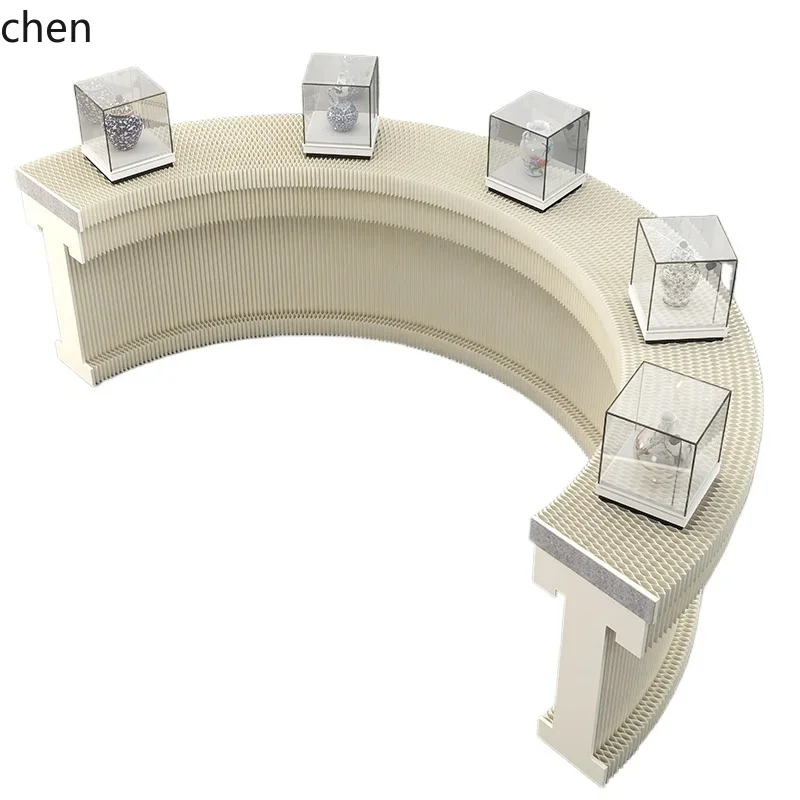 YFY  Commercial Display Rack Figure Display Cabinet Shelf Cosmetics Display Rack Sample