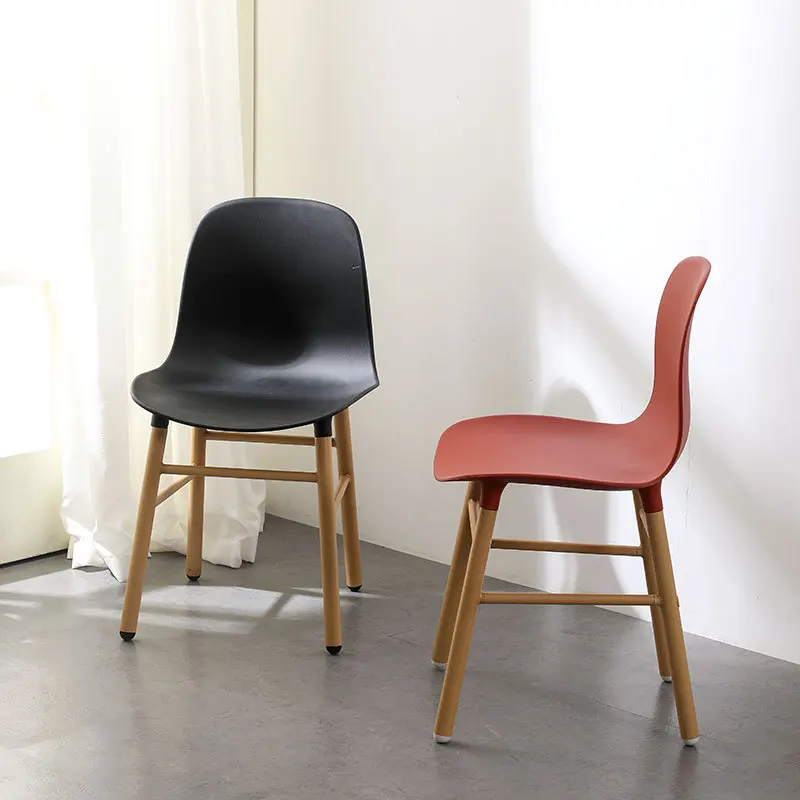 Standard chair backrest lazy stool Internet celebrity casual creative Nordic ins style restaurant dining chair creative designer