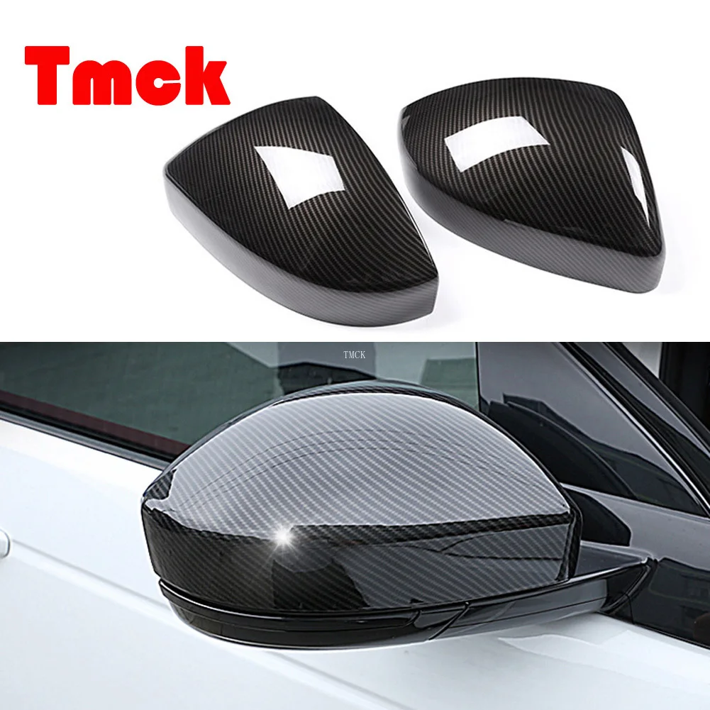 For Land Rover Discovery Sport Range Rover Evoque Velar Car Accessories Rear View Mirror Cover Caps Trim For Jaguar F-Pace X761