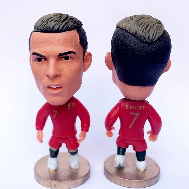 Figurita de la Copa europea del Real Madrid Cristiano Ronaldo, modelo de muñeca, suministros para fanáticos, modelo de Ronaldo