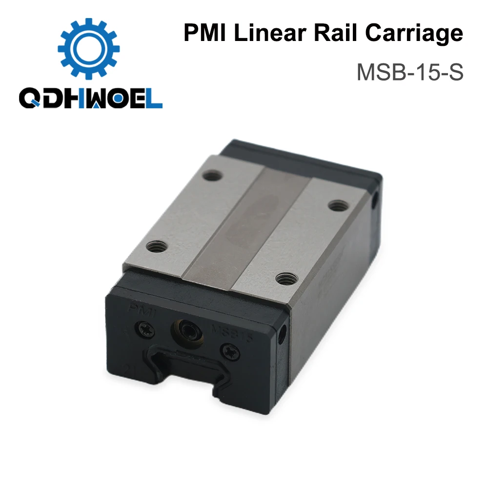 PMI MSB15S Linear Guideway Carriage MSB15S-N MSB15 Block MSB15SSSFC slider